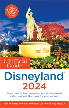 the unofficial guide to disneyland 2024 book cover image