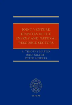 joint venture disputes in the energy and natural resource sectors book cover image