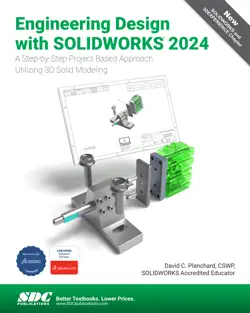 engineering design with solidworks 2024 book cover image