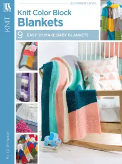 knit color block blankets book cover image