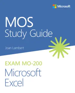 mos study guide for microsoft excel exam mo-200 book cover image