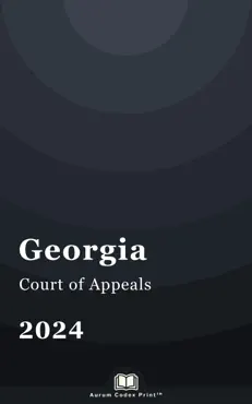 georgia court of appeals 2024 book cover image