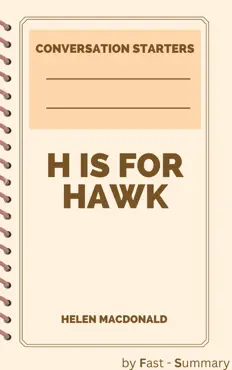 h is for hawk by helen macdonald - conversation starters book cover image