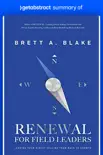 Summary of RENEWAL for Field Leaders by Brett Blake sinopsis y comentarios