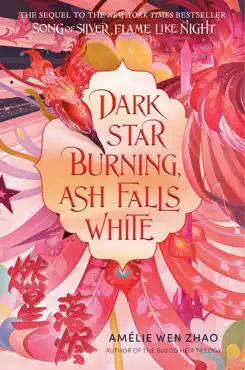 dark star burning, ash falls white book cover image