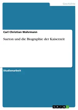 sueton und die biographie der kaiserzeit book cover image