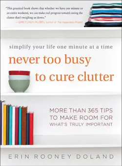 never too busy to cure clutter book cover image