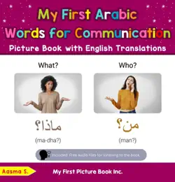 my first arabic words for communication picture book with english translations book cover image