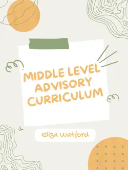 middle level advisory curriculum book cover image