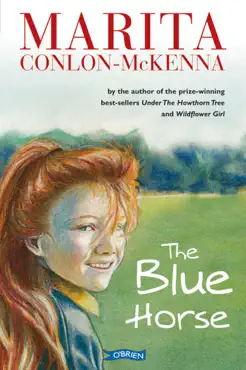 the blue horse imagen de la portada del libro