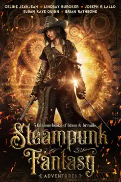 steampunk fantasy adventures book cover image