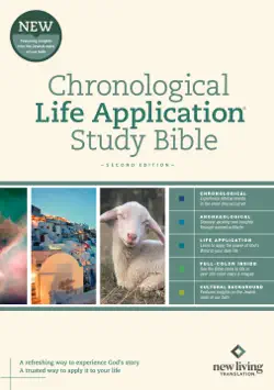 nlt chronological life application study bible, second edition book cover image