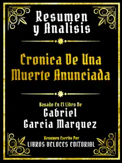 resumen y analisis - cronica de una muerte anunciada - basado en el libro de gabriel garcia marquez book cover image