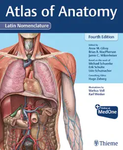 atlas of anatomy, latin nomenclature book cover image