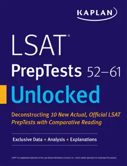 lsat preptests 52-61 unlocked book cover image