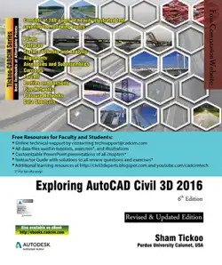 exploring autocad civil 3d 2016 book cover image
