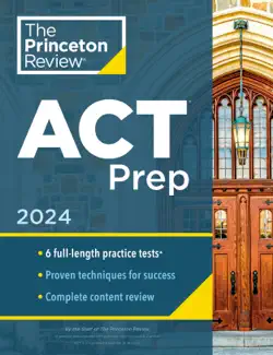princeton review act prep, 2024 book cover image