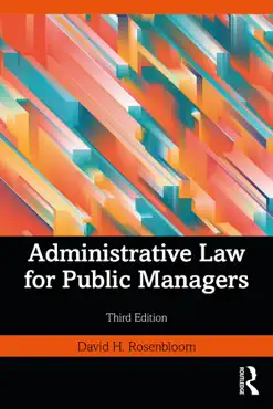 administrative law for public managers book cover image