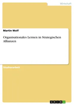 organisationales lernen in strategischen allianzen book cover image