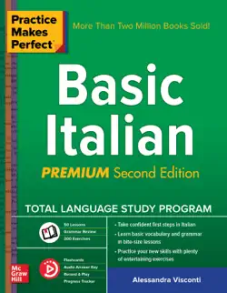 practice makes perfect: basic italian, second edition book cover image