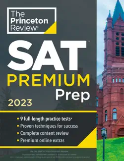 princeton review sat premium prep, 2023 book cover image