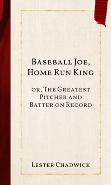 baseball joe, home run king book cover image