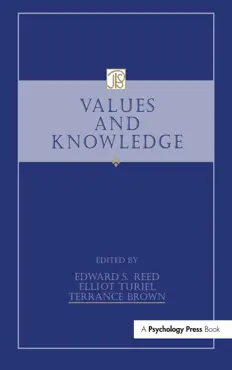 values and knowledge imagen de la portada del libro
