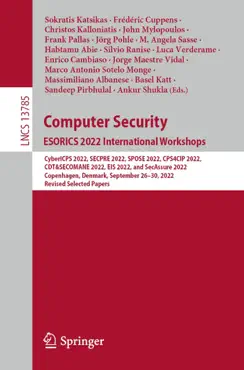 computer security. esorics 2022 international workshops book cover image