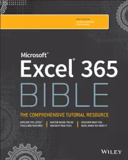 microsoft excel 365 bible book cover image