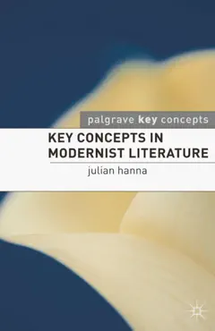 key concepts in modernist literature book cover image