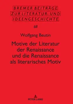 motive der literatur der renaissance und die renaissance als literarisches motiv book cover image