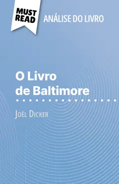 o livro de baltimore de joël dicker (análise do livro) imagen de la portada del libro