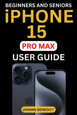 beginners and seniors iphone 15 pro max user guide book cover image