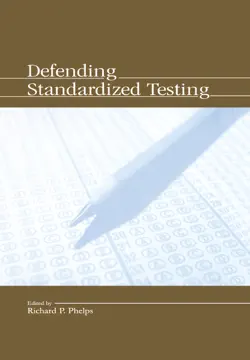 defending standardized testing book cover image