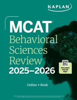 mcat behavioral sciences review 2025-2026 book cover image