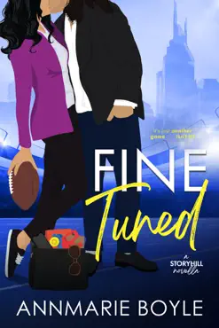 fine tuned: a fake dating sports romance novella book cover image