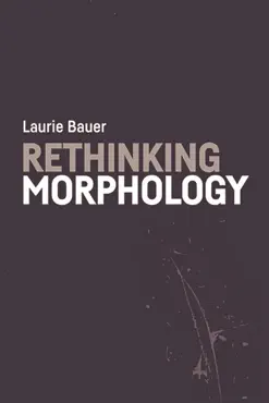 rethinking morphology book cover image