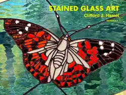 stained glass art book cover image
