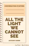 All the Light We Cannot See By Anthony Doerr - Conversation Starters sinopsis y comentarios