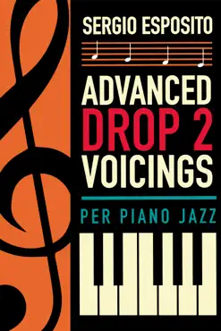 advanced drop 2 voicings per piano jazz book cover image