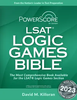 the powerscore lsat logic games bible book cover image