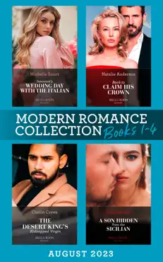 modern romance august 2023 books 1-4 imagen de la portada del libro