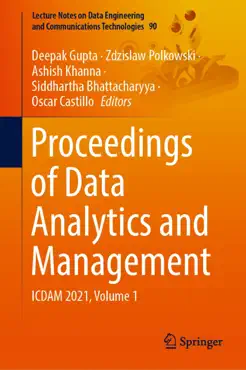 proceedings of data analytics and management book cover image