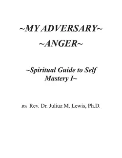 my adversary anger spiritual guide to self mastery i book cover image