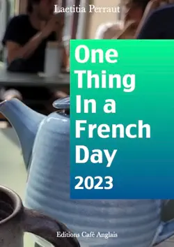 one thing in a french day 2023 book cover image
