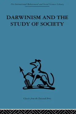 darwinism and the study of society book cover image