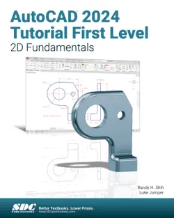 autocad 2024 tutorial first level 2d fundamentals book cover image