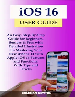 ios 16 user guide book cover image