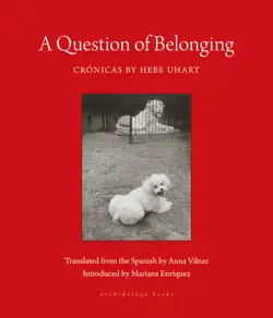 a question of belonging imagen de la portada del libro