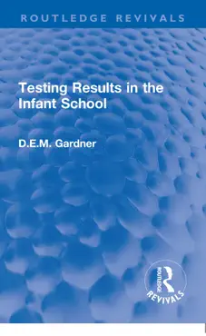 testing results in the infant school book cover image